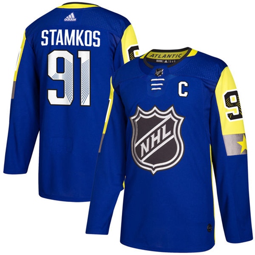 Adidas Lightning #91 Steven Stamkos Royal 2018 All-Star Atlantic Division Authentic Stitched NHL Jersey